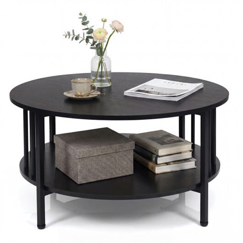 Tier round coffee - 2-tier,