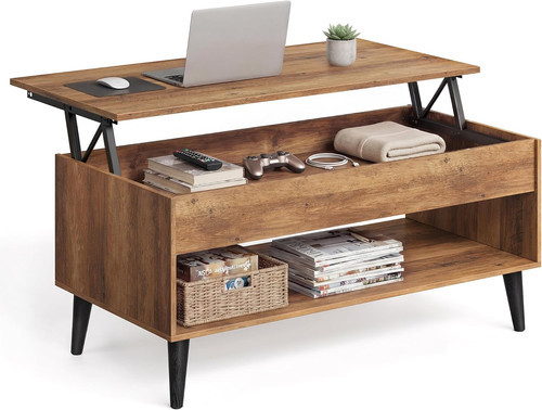 Lift top coffee - table, with