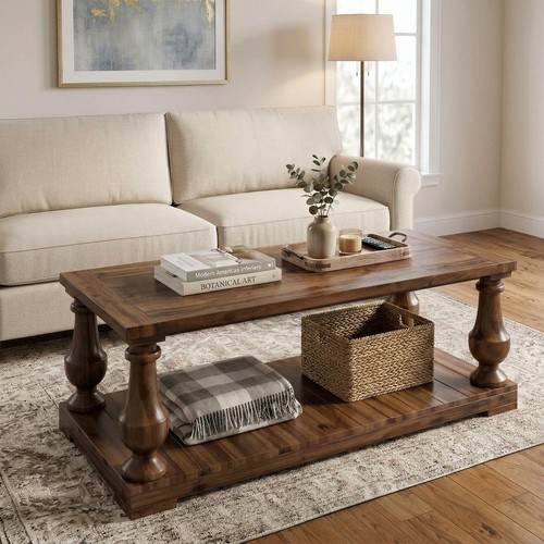 Coffee table with storage - with,