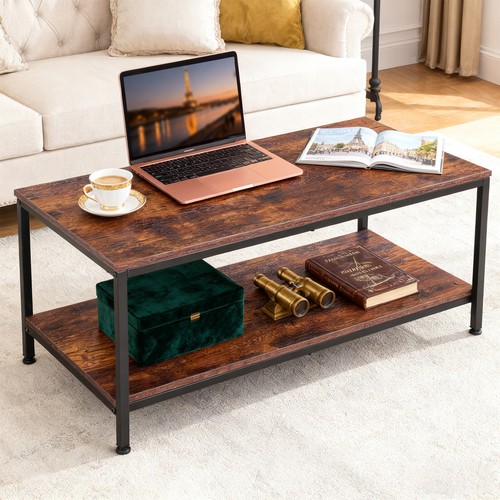 Rustic brown coffee table - rustic, for