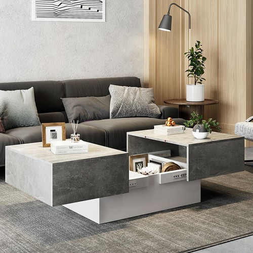 Extendable coffee table with - coffee,