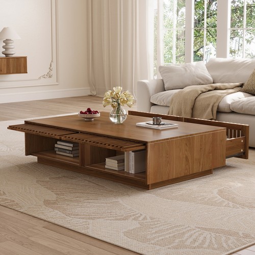 Solid wood coffee - coffee, table